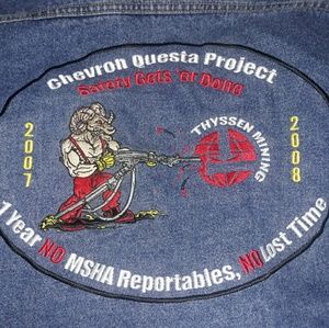 Thyssen Mining Cheveron QuestaProject Denim Jacket